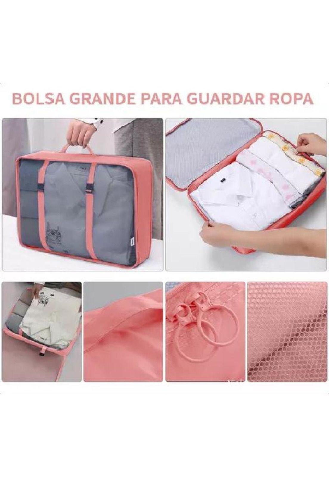 Bolsas de Viaje 8 en 1 - Color Rosado-3