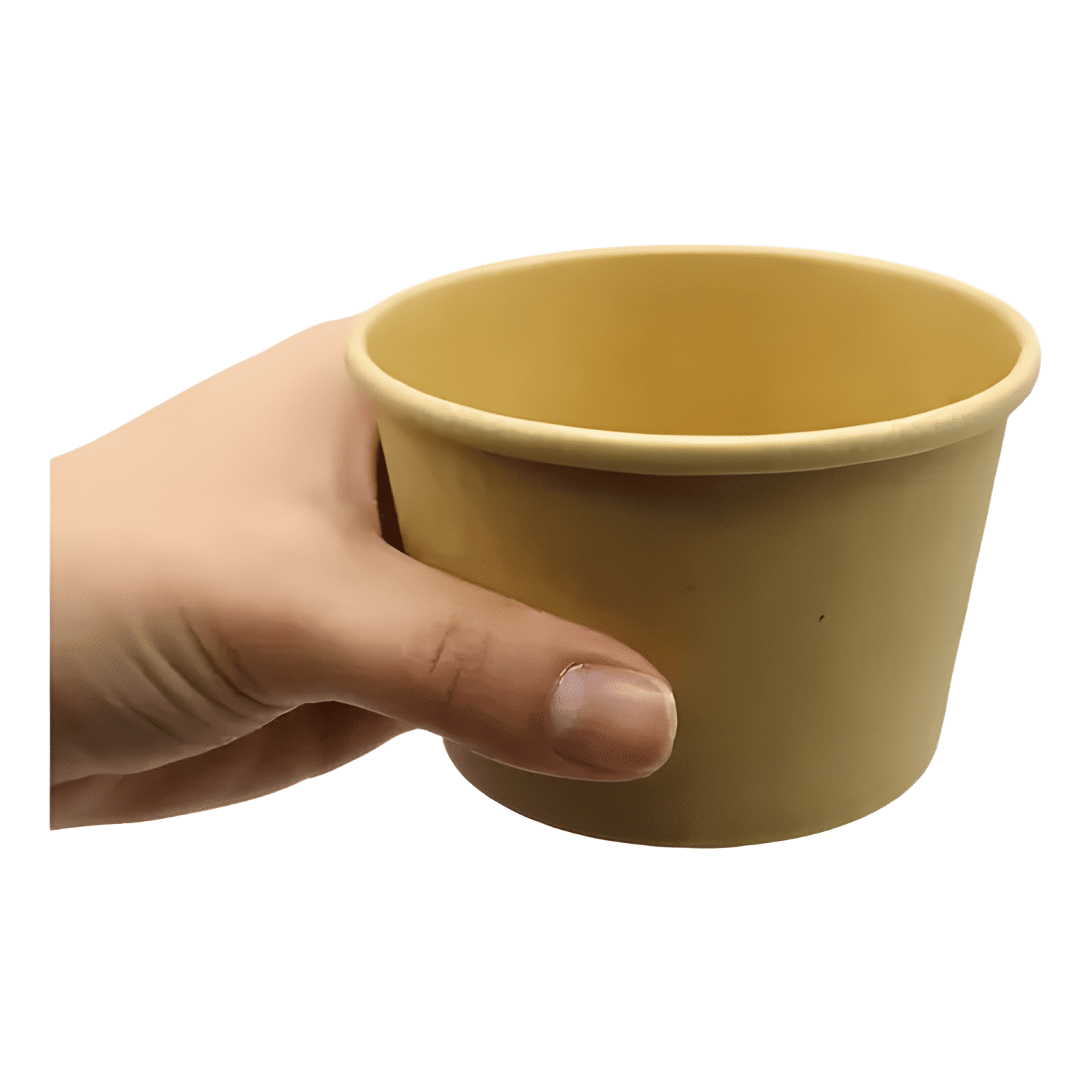Vaso polipapel kraft para helado y sopa 8 oz 25u-0