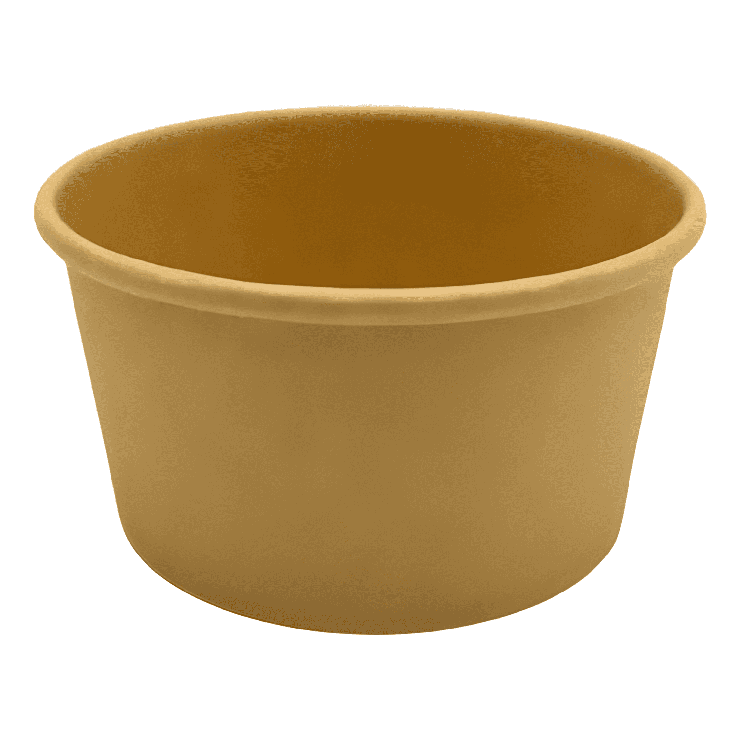 Vaso polipapel kraft para helado y sopa 8 oz 25u-1