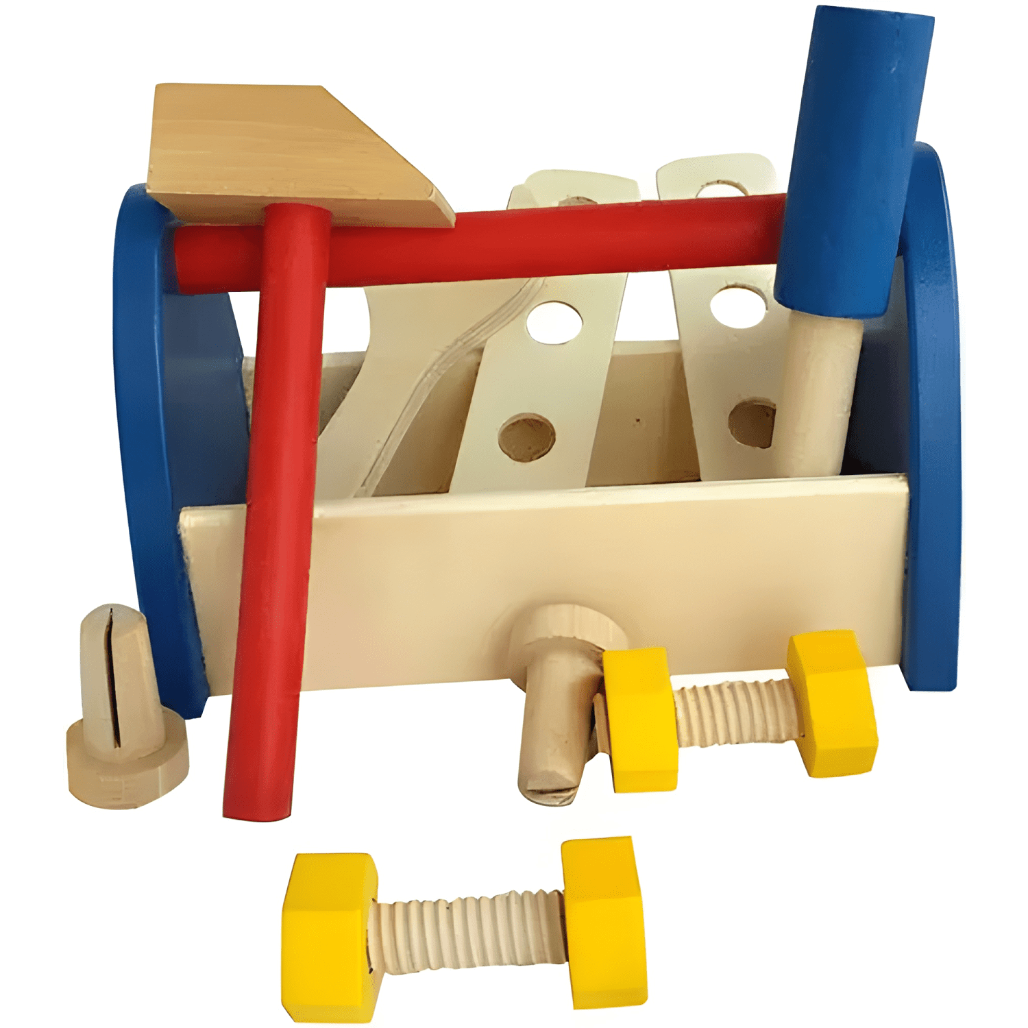 Pack 2 cajas de herramientas de madera para niños-2