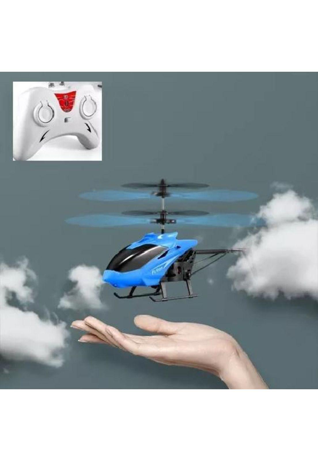 Helicóptero volador mini dron control remoto celeste-2