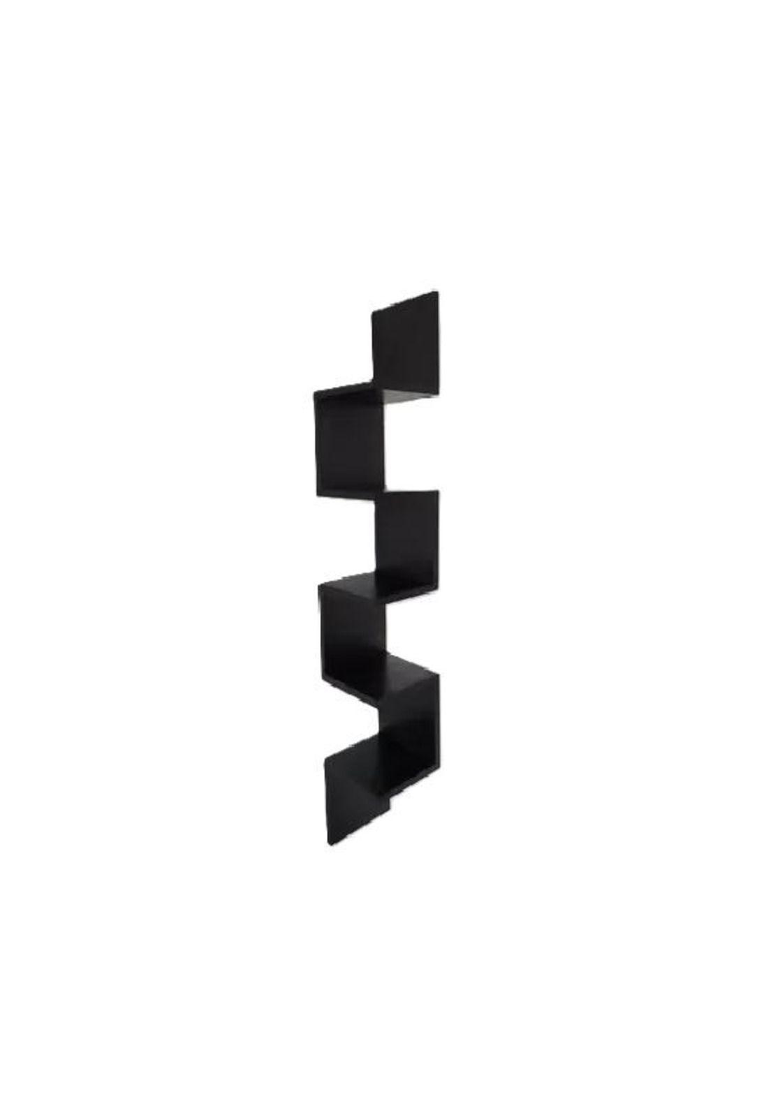 Repisa Esquinera Moderna Minimalista Negra-0