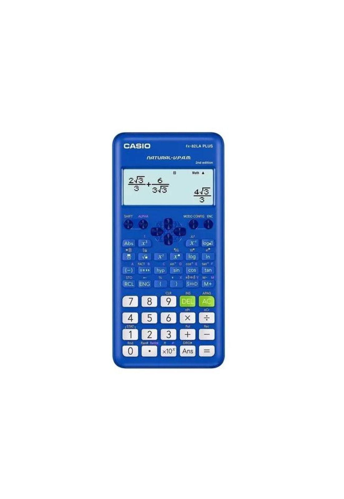 Calculadora científica Casio FX-82LA Plus-2, 252 funciones, color azul-0