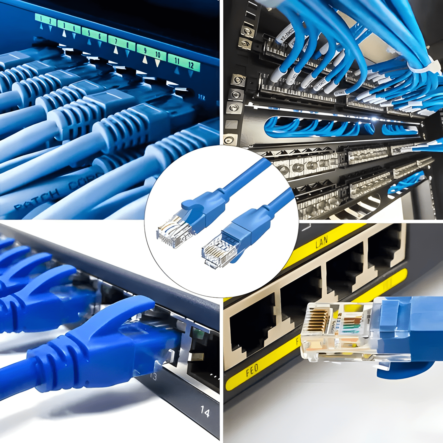 Cable De Red Cat6 Lan 5m Alta Transferencia De Datos #3-3