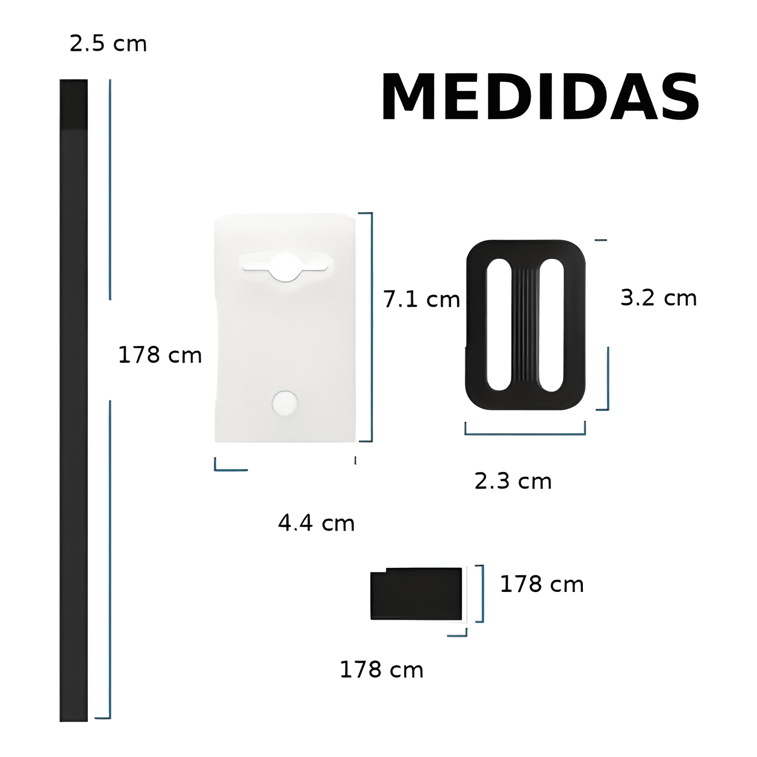 Kit 8 correas para rodillo de cubierta de piscina-1