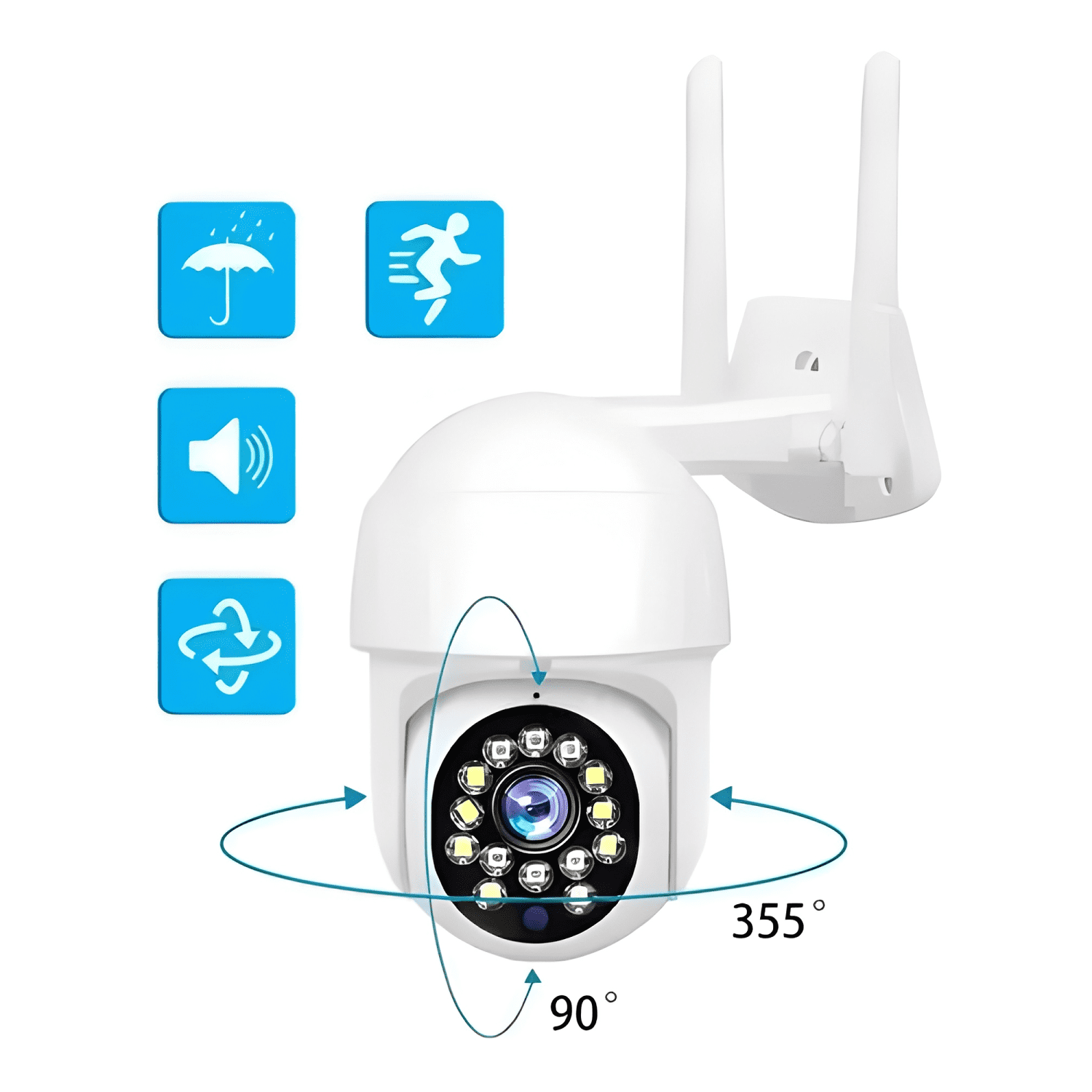 Camara Ip Wifi Exterior 1080p Inalambrica Hd-4