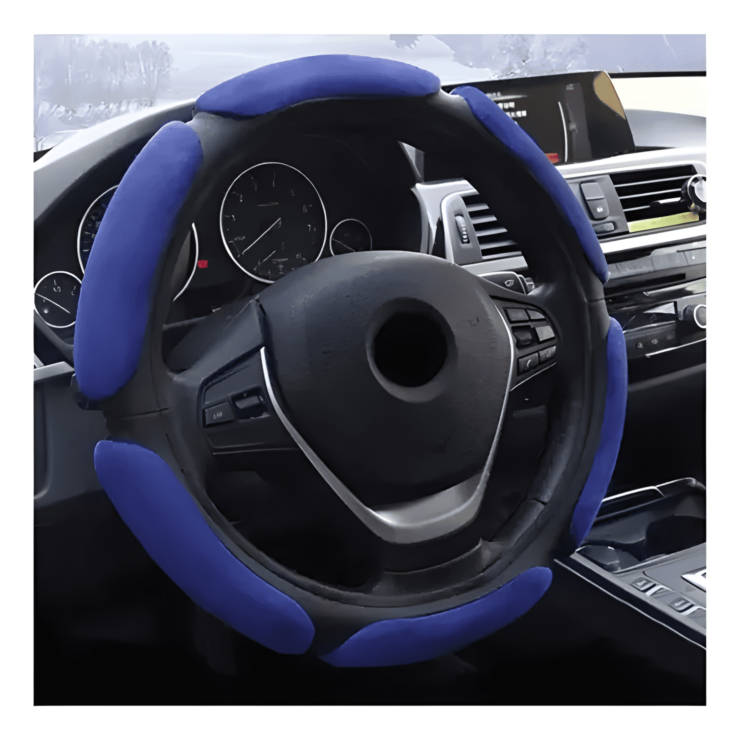 Funda Cubre Volante Auto Antideslizante Transpirable Mod2-1