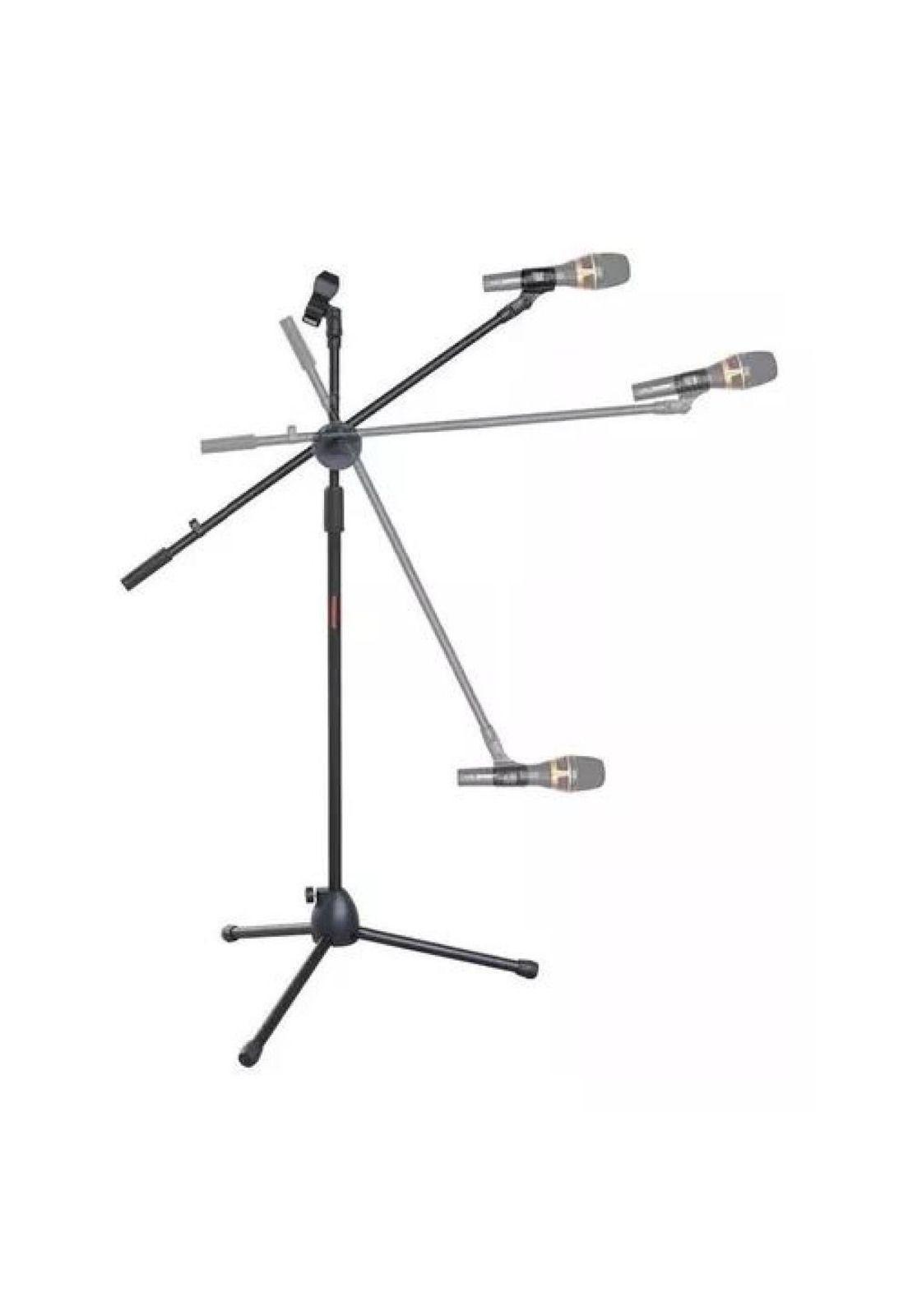 Soporte para Micrófono - Atril con Boom Profesional, Pedestal Color Negro-6