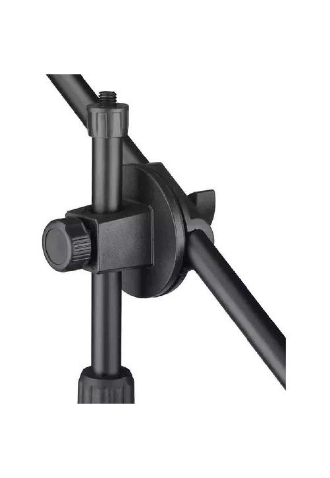 Soporte para Micrófono - Atril con Boom Profesional, Pedestal Color Negro-7