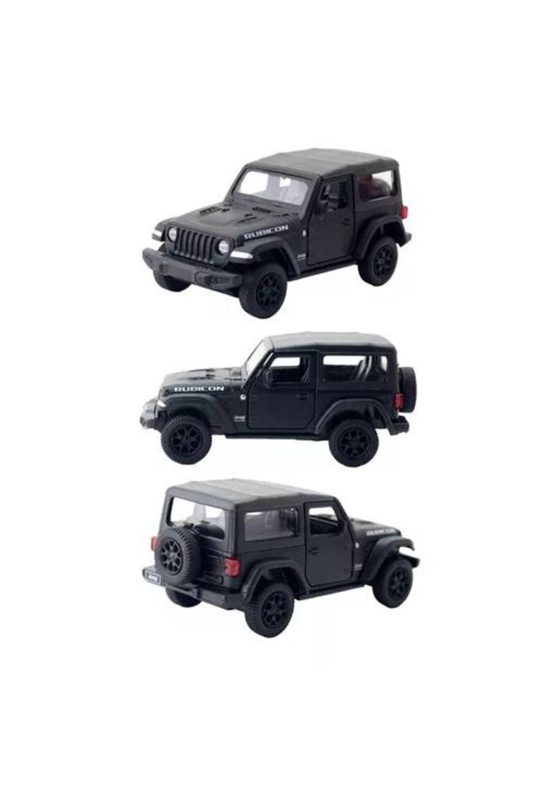 Jeep Wrangler Rubicon - Negro, Escala 1:36-3