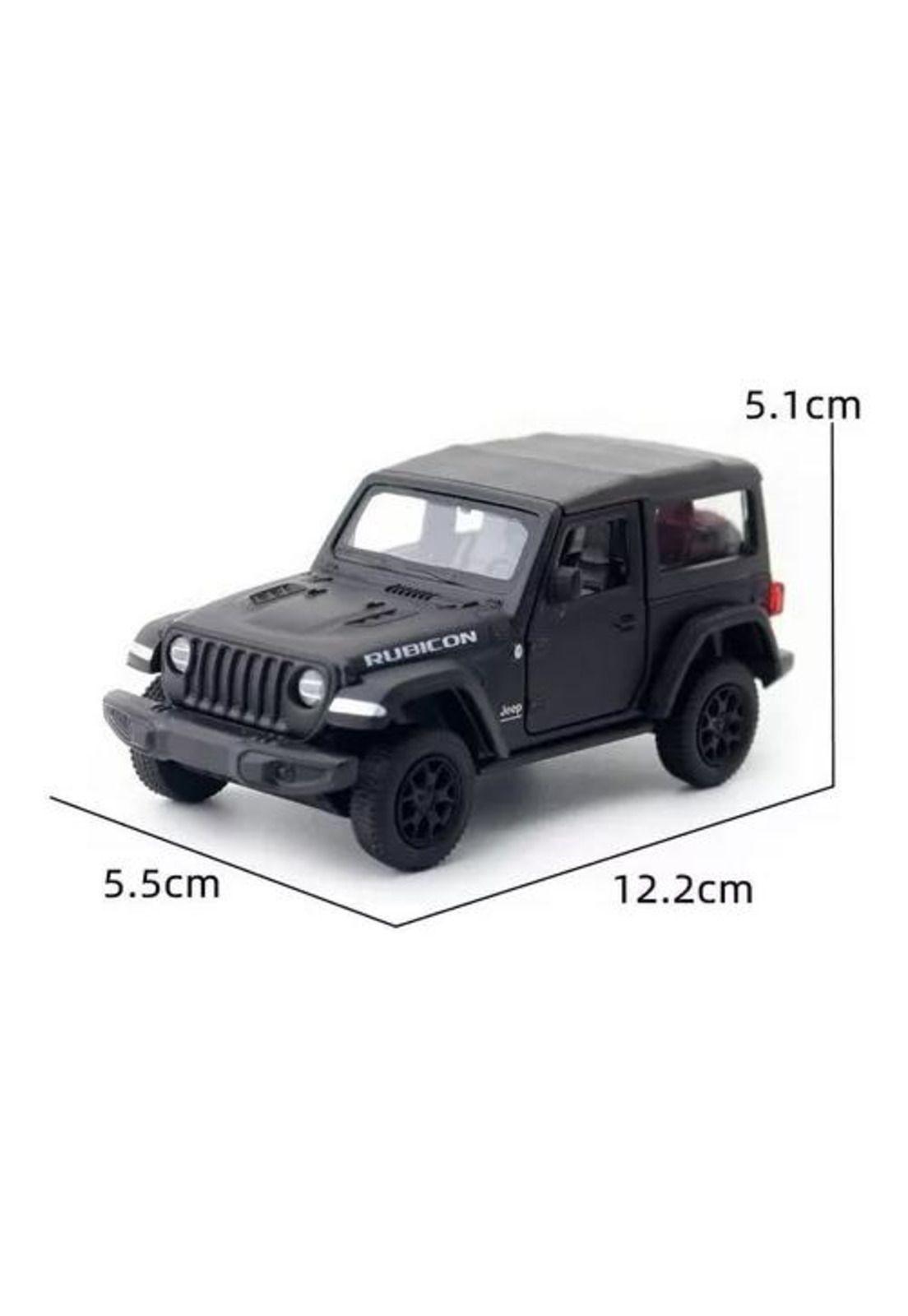 Jeep Wrangler Rubicon - Negro, Escala 1:36-4