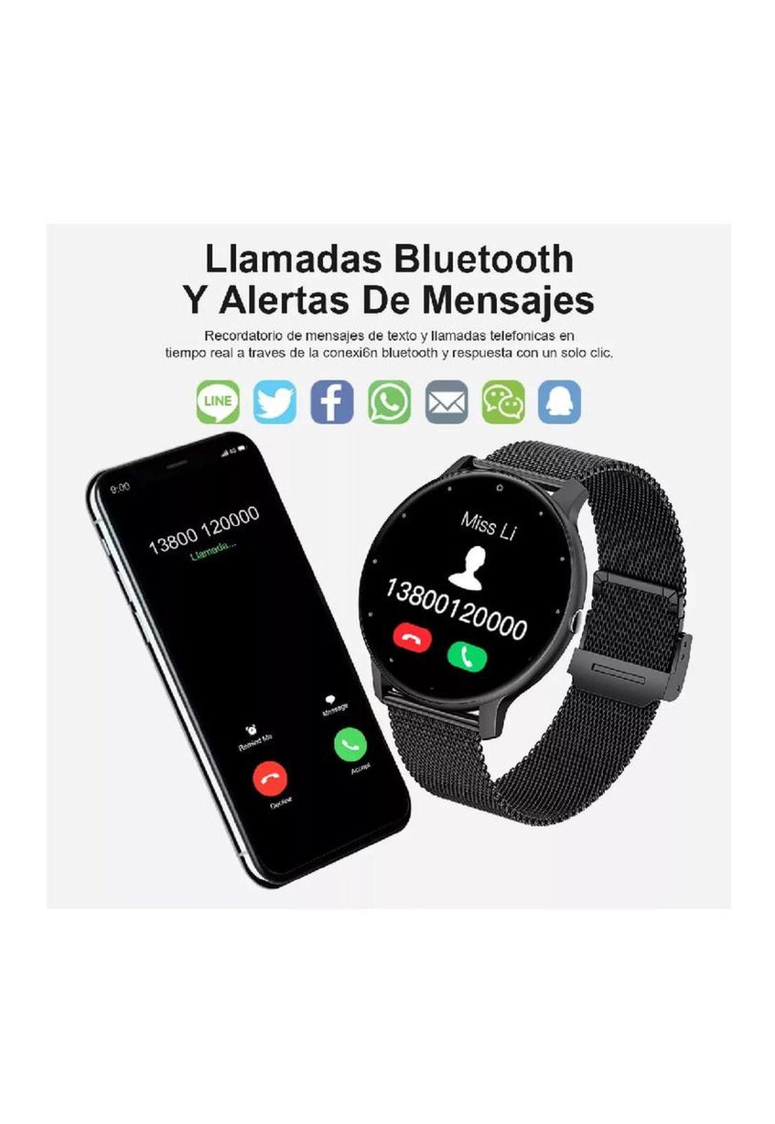 Reloj inteligente hombre mujer smartwatch llamada bluetooth-2