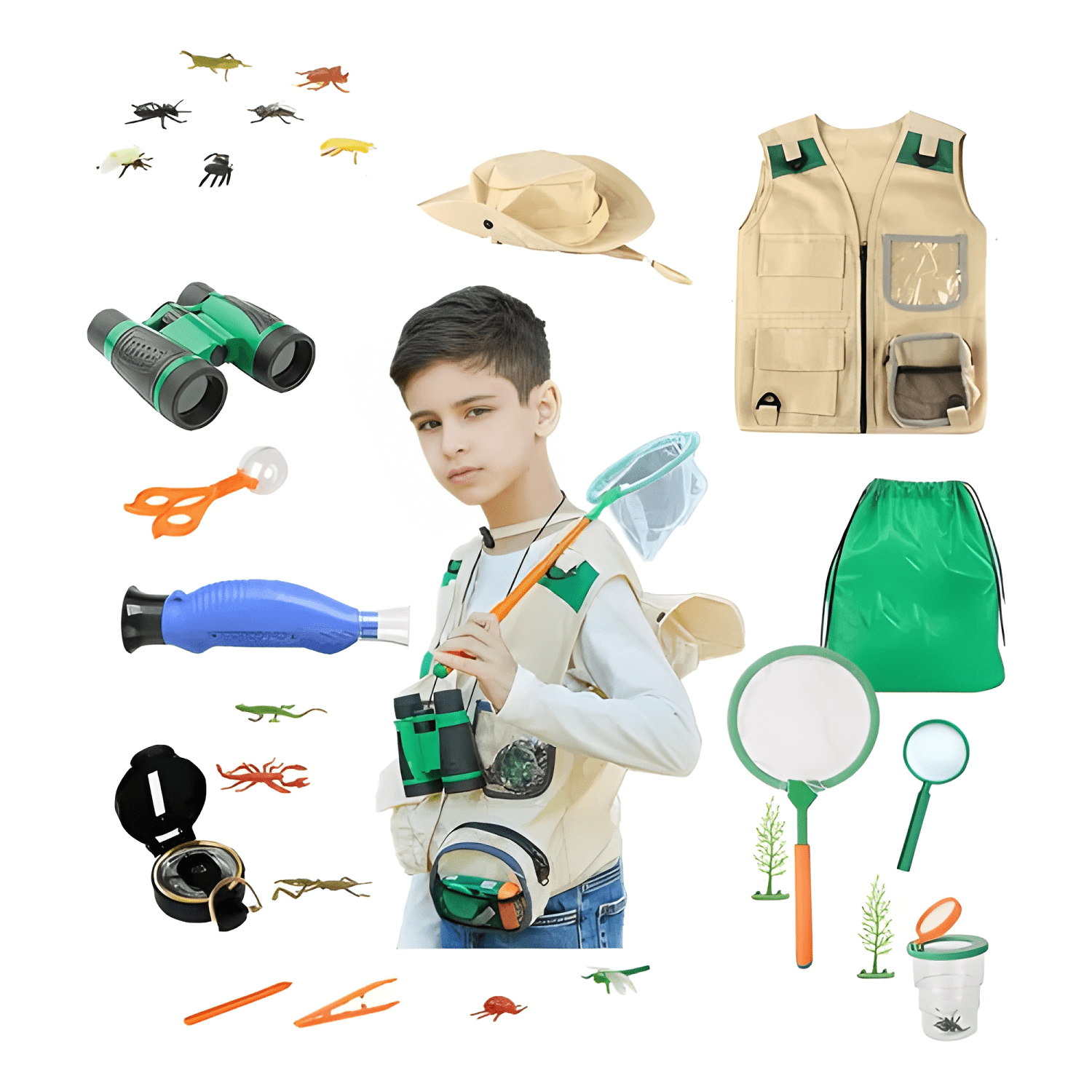 26 Uds kits de aventura al aire libre para niños explorer-0