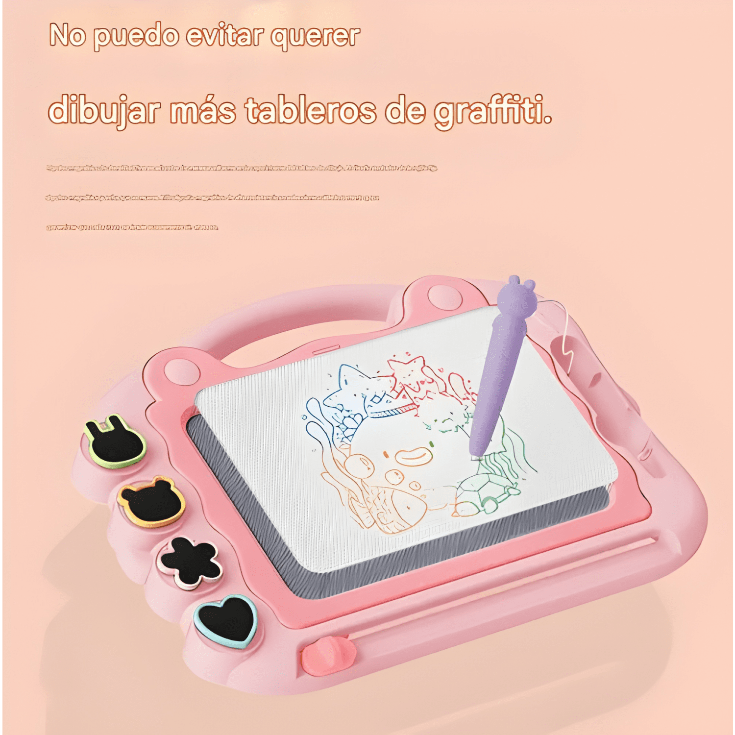 Juego pizarra mágica con soporte para niños #20-3
