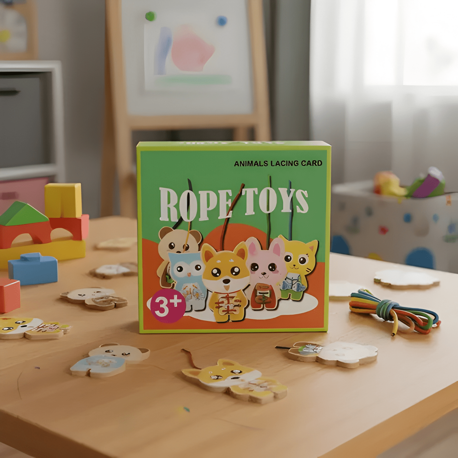 Juego didáctico montessori de encaje para niños-1
