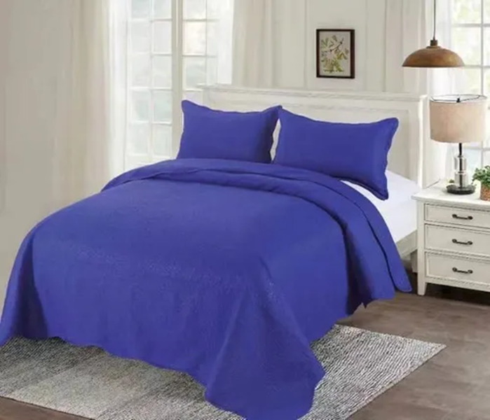 cubrecama cobertor verano quilt king + 2 fundas lisos-0