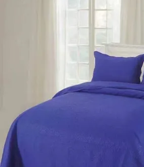 cubrecama cobertor verano quilt king + 2 fundas lisos-1