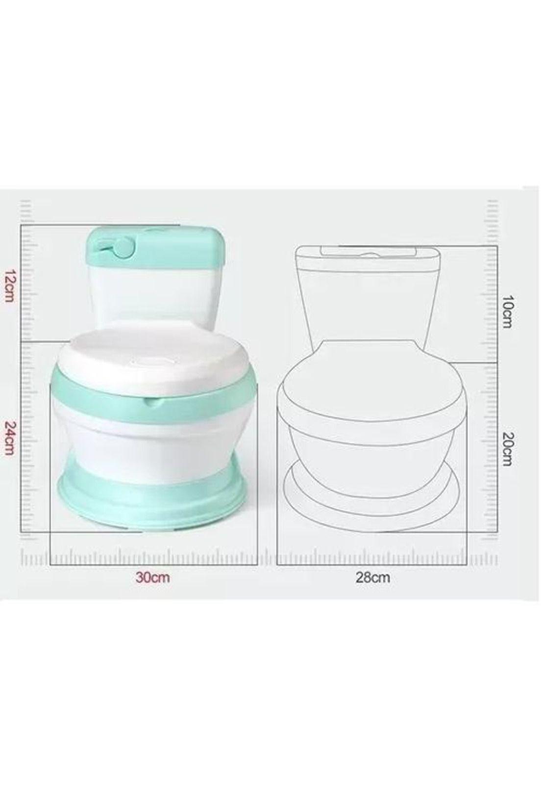 Pelela Inodoro Portátil - Entrenamiento para Niños Pequeños, BB27, Color Azul-7