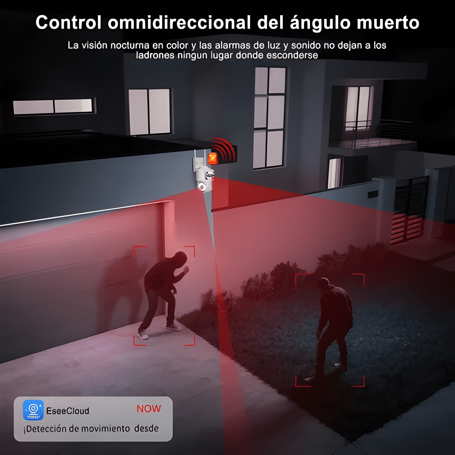 2nlf® 5g Cámara de Seguridad Wifi Inalambrica Dual Lente 360-2