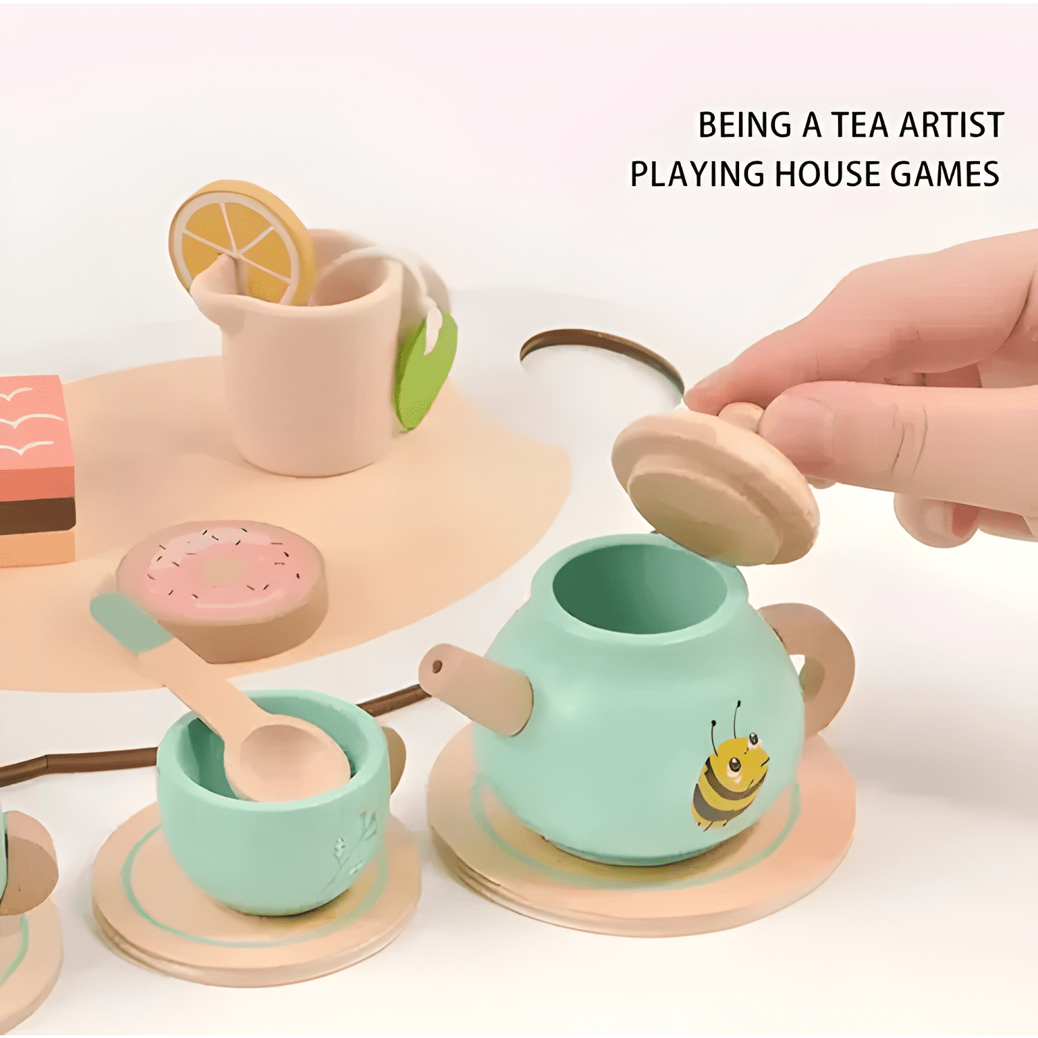 Juego didáctico de té para niños-2
