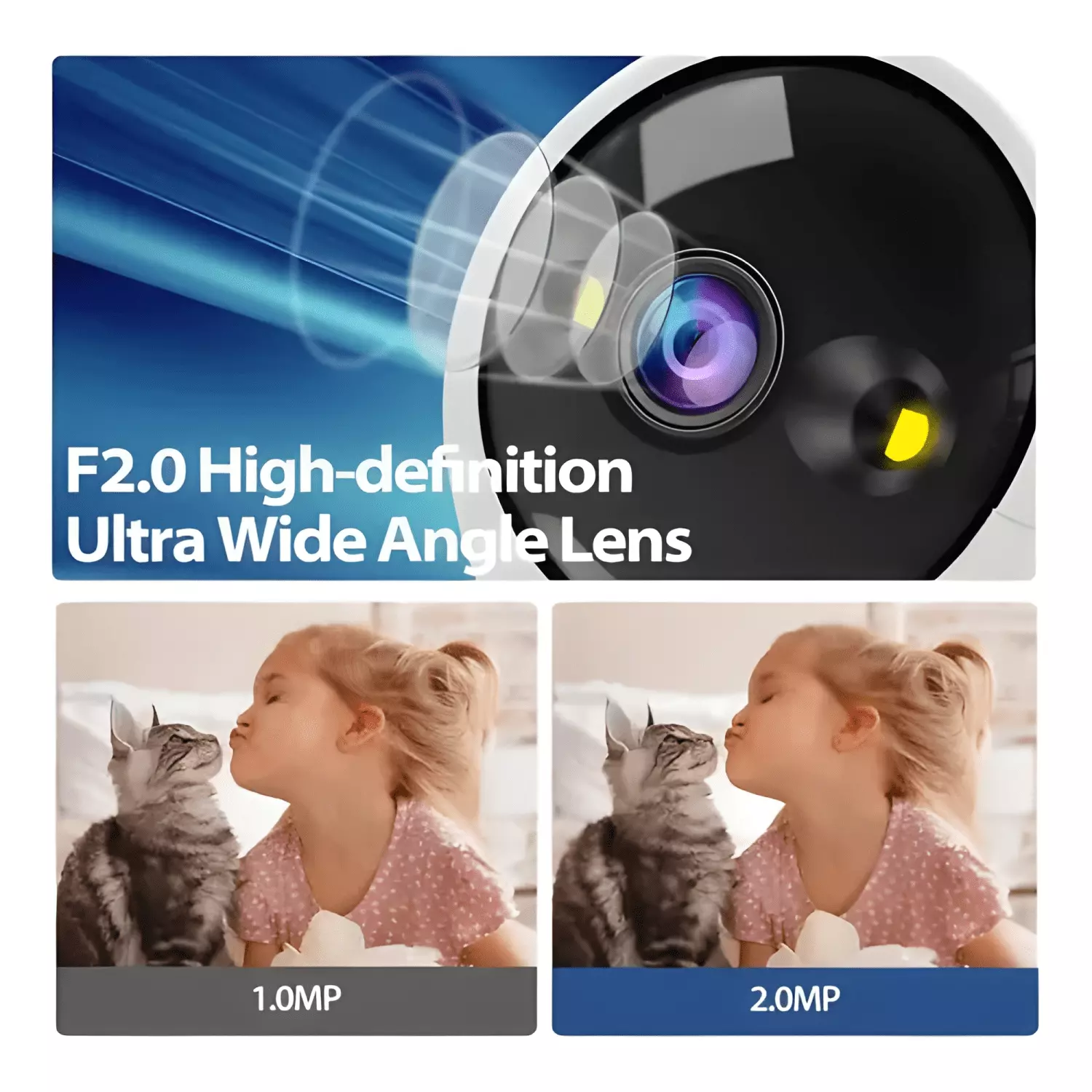 Cámaras de Seguridad Wifi Videollamada Bidireccional 1080p-3
