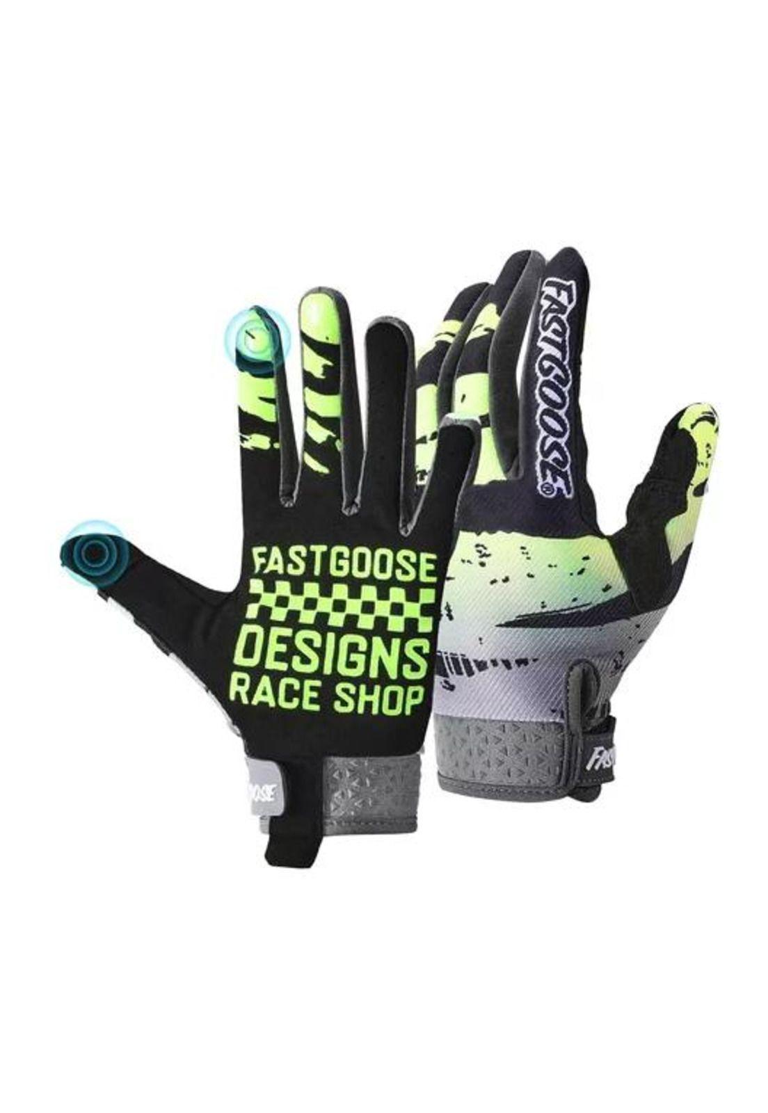 Guantes de Moto con Pantalla Táctil para Hombre y Mujer - Talla M Color Verde-0
