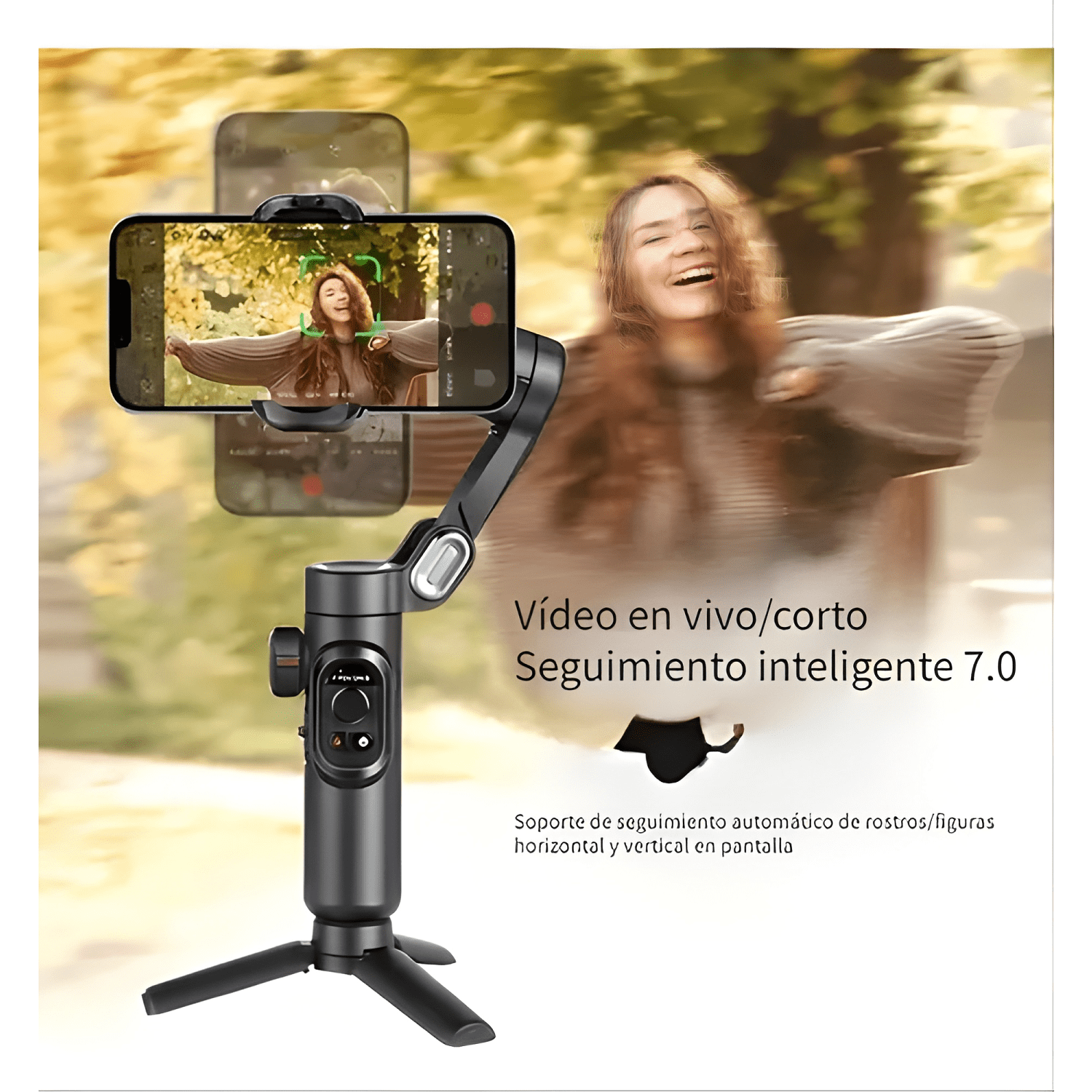 Estabilizador Gimbal Aochuan Xe De 3 Ejes Pro Negro-3