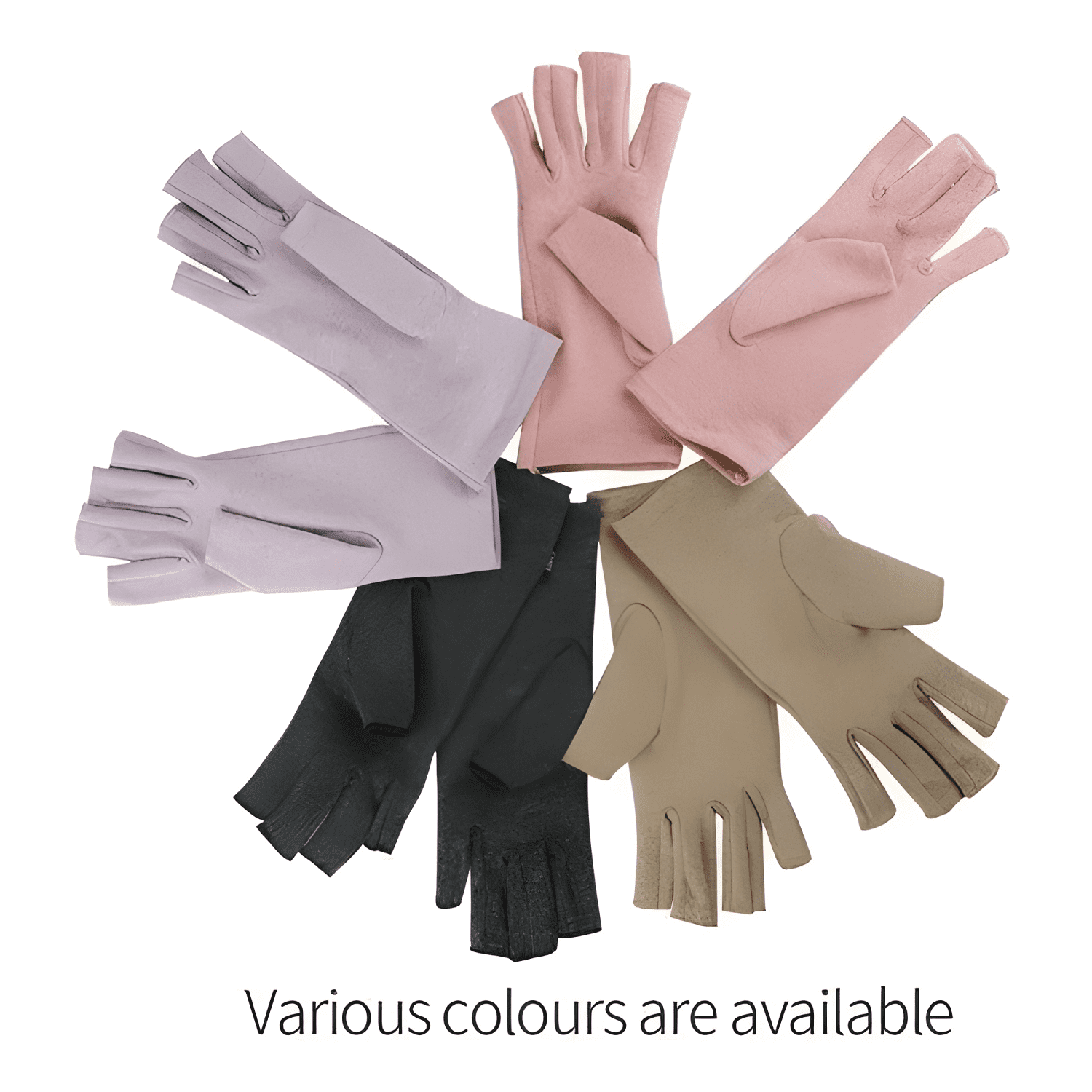 Guantes de compresión artritis y tendinitis rosados #12-2