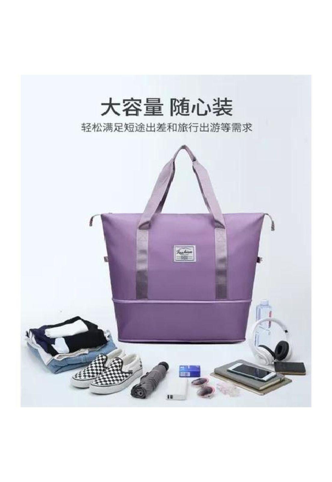 Bolsa Gran Capacidad para Viajes - Hombres y Mujeres - Deportes2 - Color Rosa-6