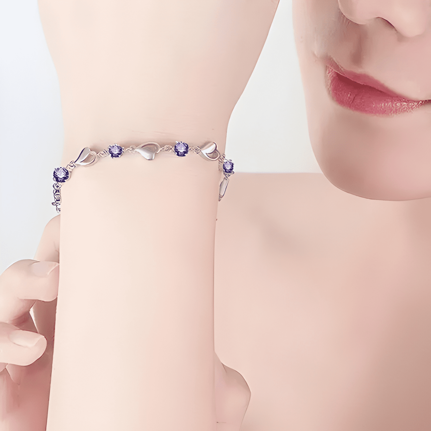 Pulsera plata 925 infinito mujer elegante regalo charm-4