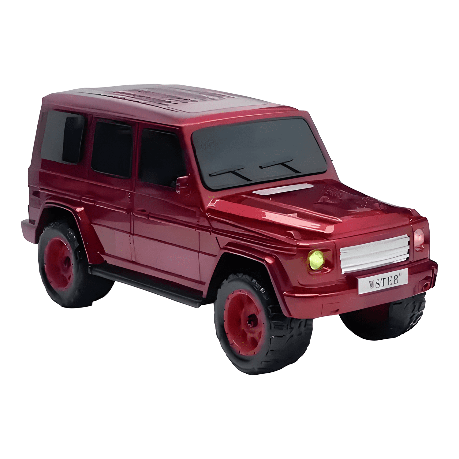 Mini parlante en forma de coche luces bluetooth wd-591 Rojo-1