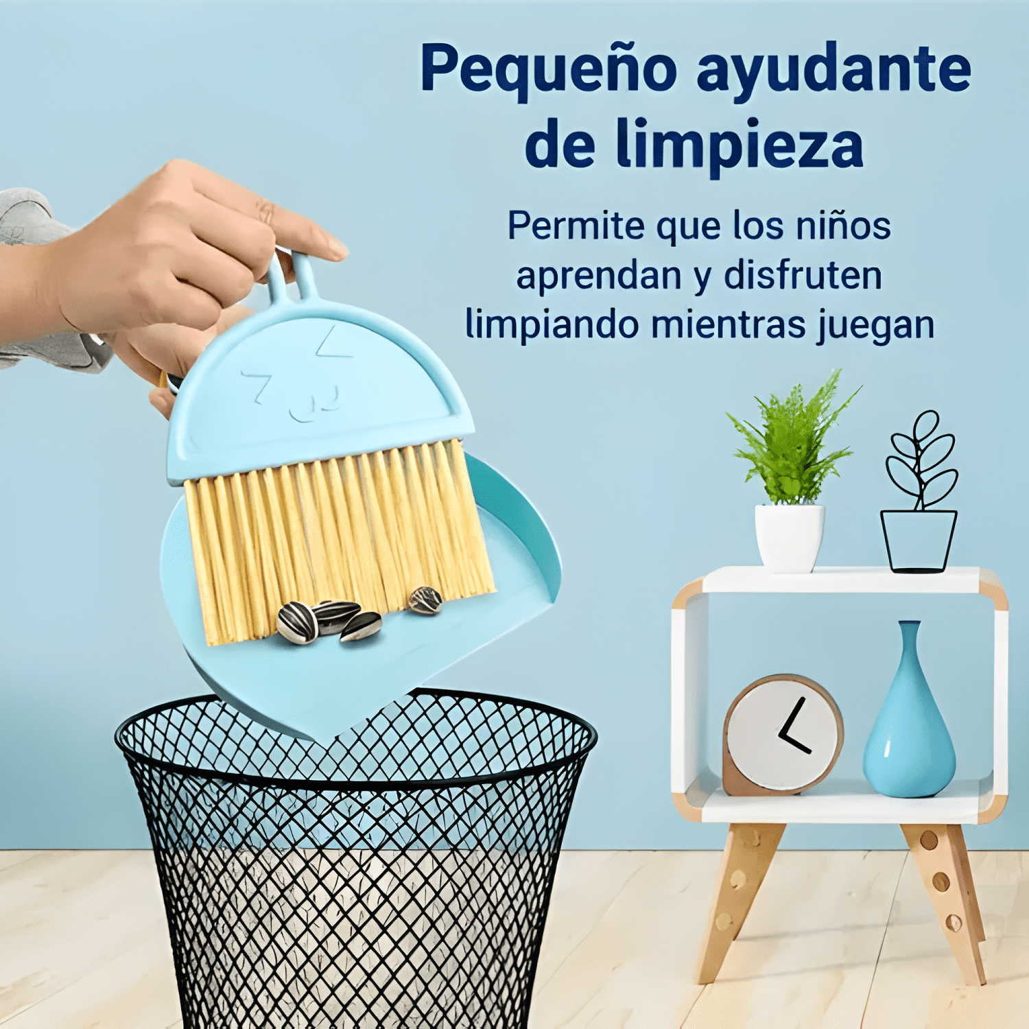 Set aseo didáctico madera niños juguete limpieza-1