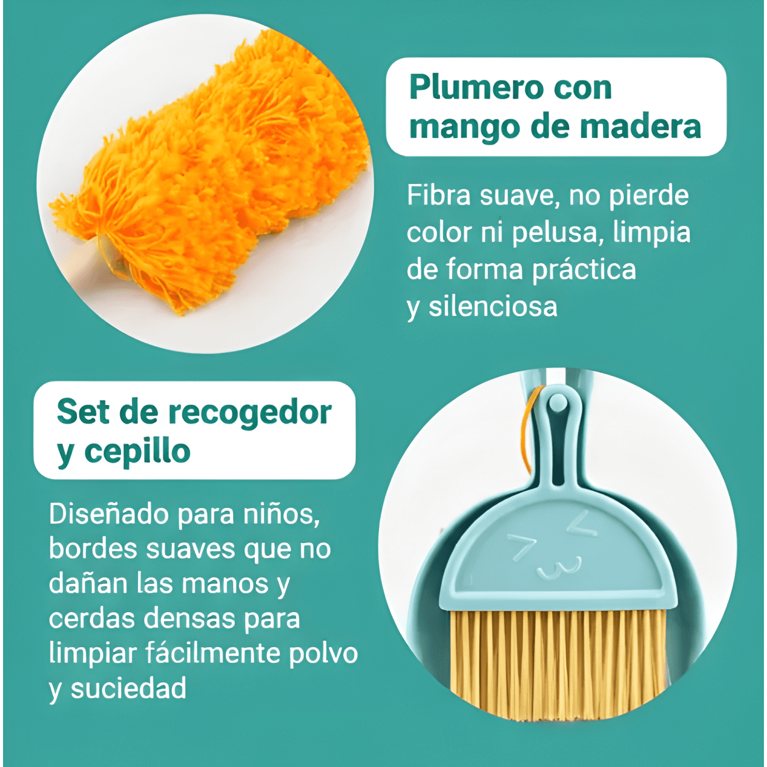 Set aseo didáctico madera niños juguete limpieza-2