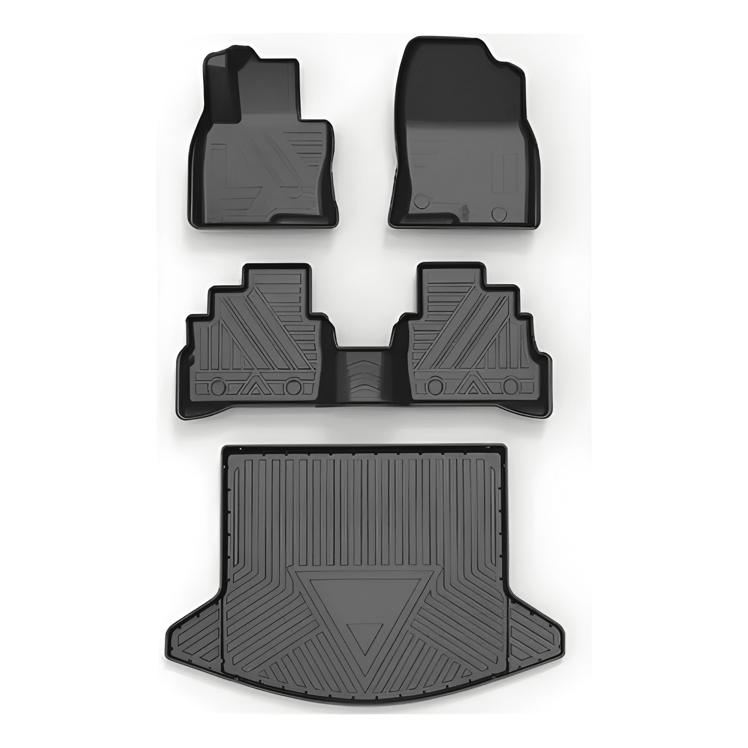4 Piezas Cubre Pisos Calce Perfecto Para Mazda Cx5 Negr #434-0