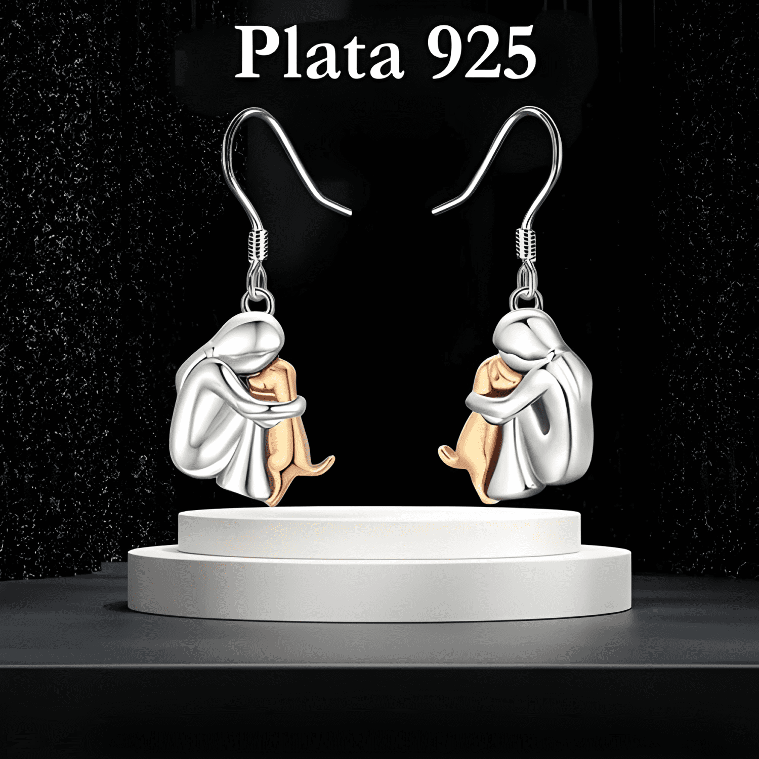 Aros Mujer Perro Pendientes Plata 925 Joya Mujer Regalo #2-3