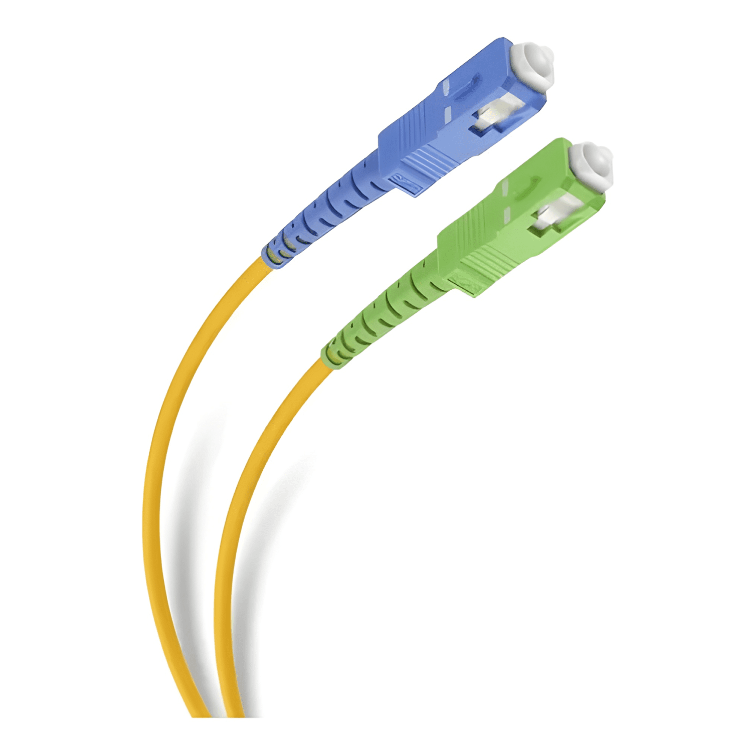 Cable Patch Cord Fibra Óptica Monomodo 5m SC/APC a Amarillo-3