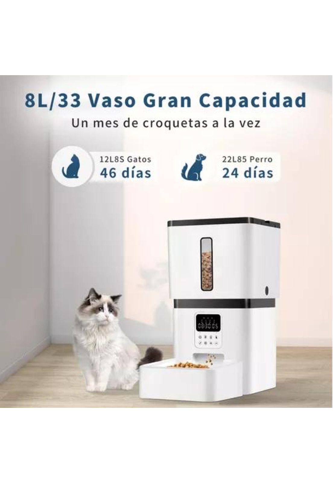 Dispensador automático de comida para mascotas Tovendor-8