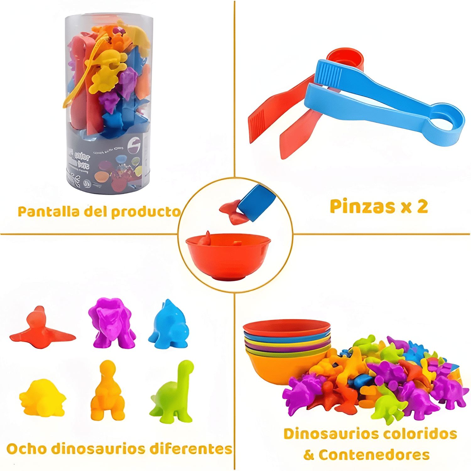 Juego didáctico niños juguete educativo aprender colores #2-1