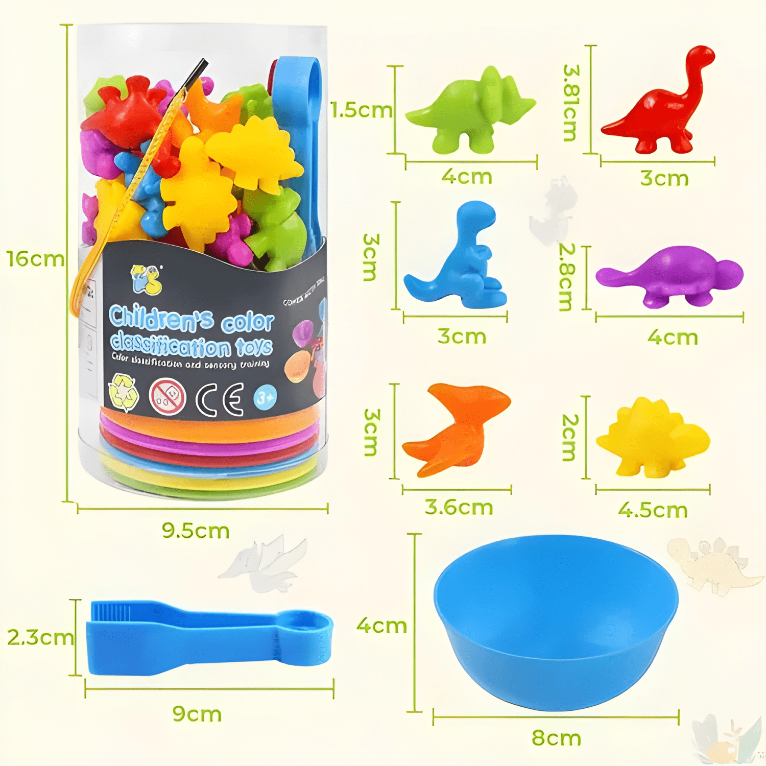 Juego didáctico niños juguete educativo aprender colores #2-3