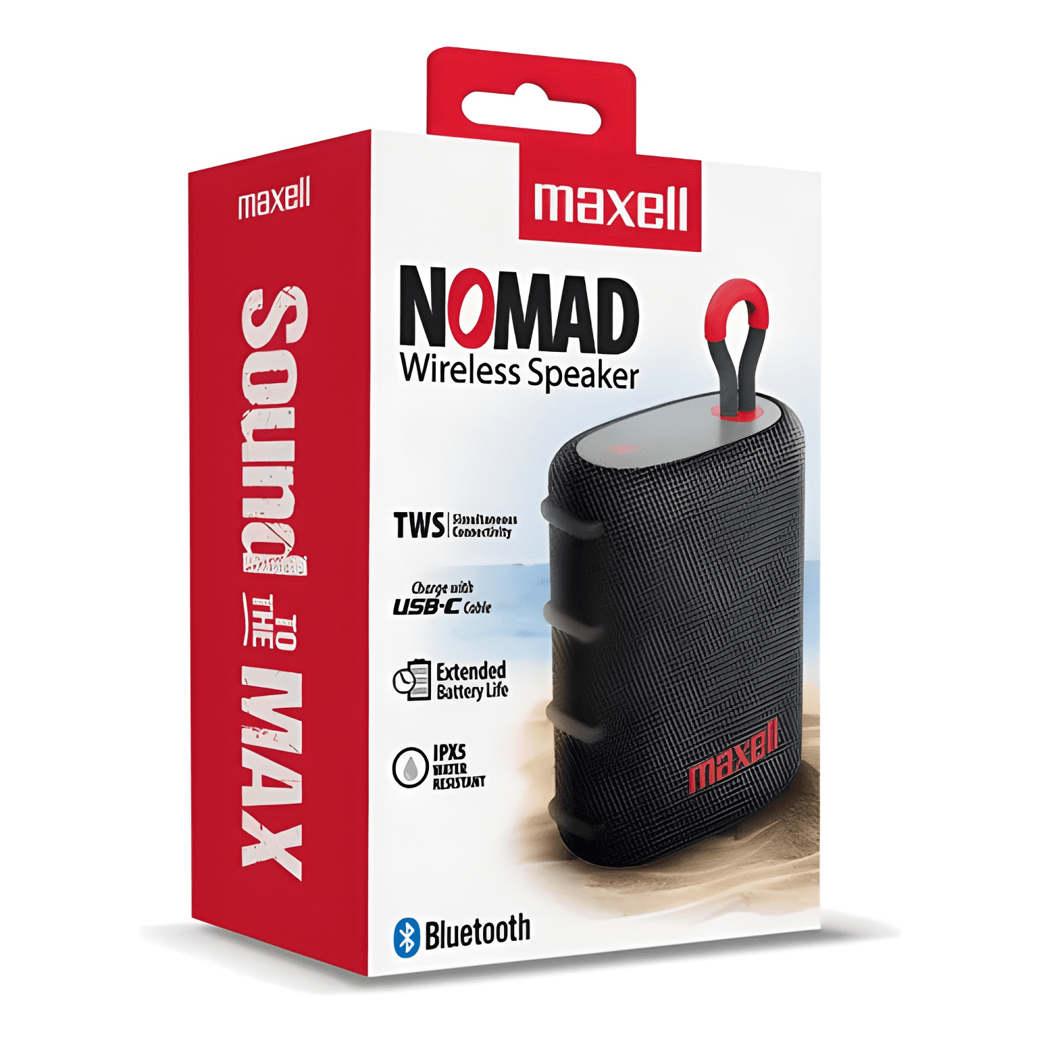 Parlante bluetooth portátil nomad tws 15 hr ipx5 Gris-1