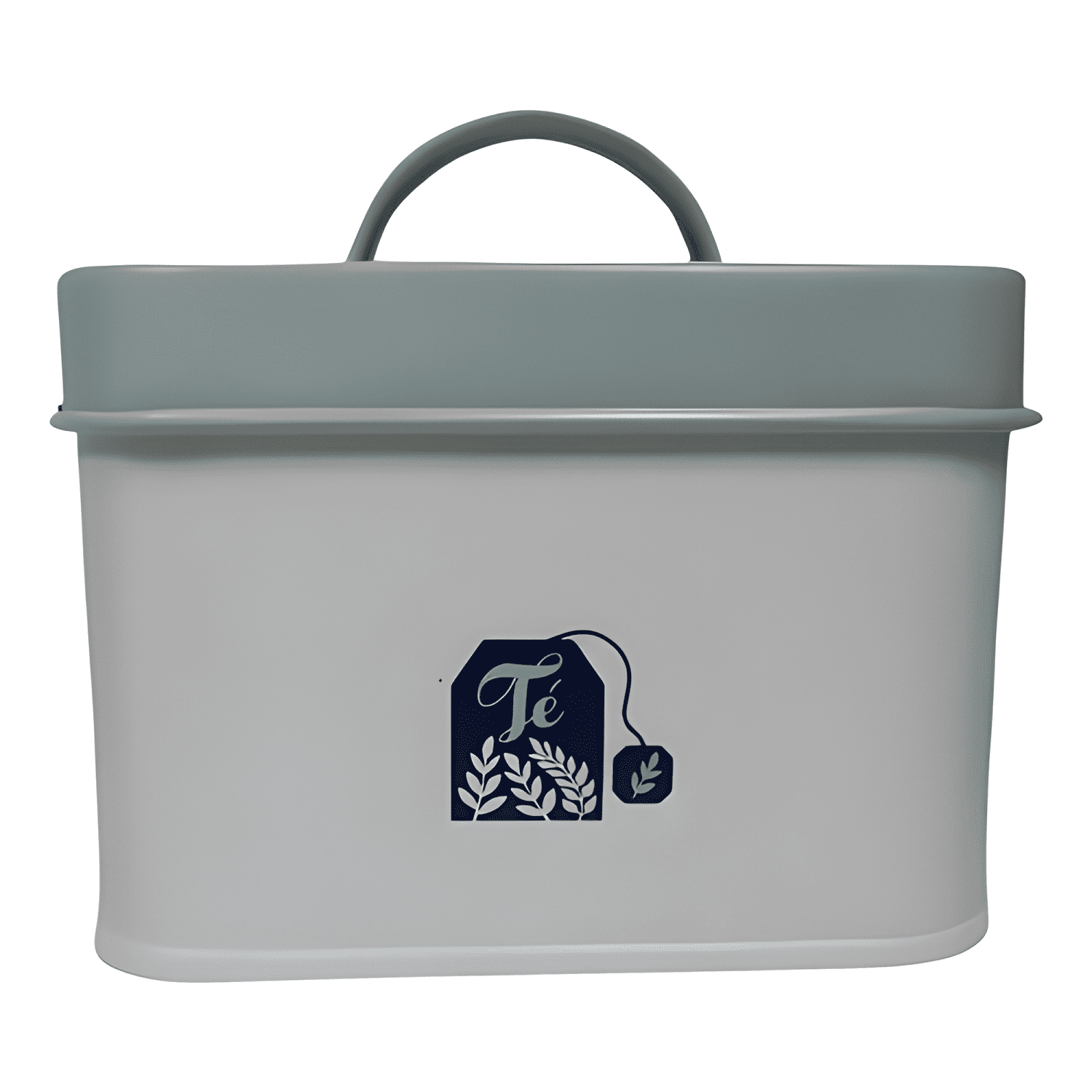 Caja con 2 divisiones para bolsas de té vintage-0