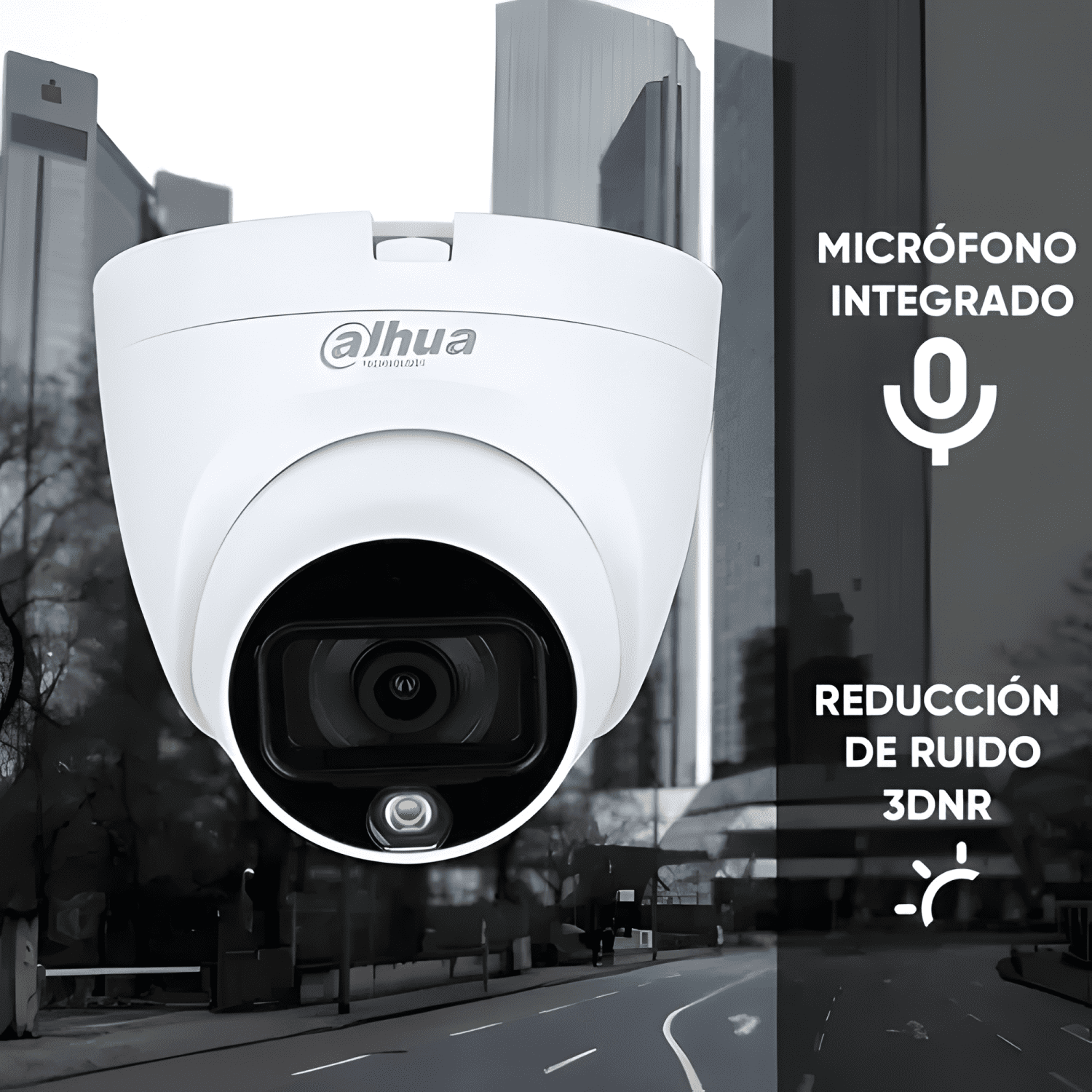 Dahua HDW1239T1ALEDS5 Cámara Domo Ip Full Color Blanca-4