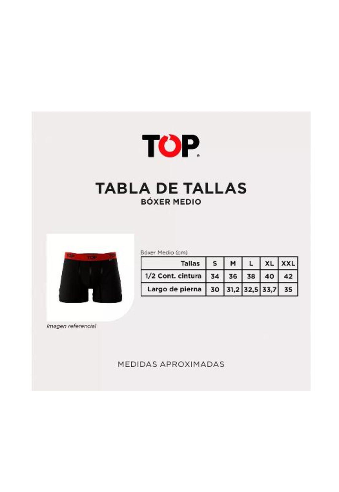 Bóxer medio algodón talla XXL, pack de 7, C5 Top-4