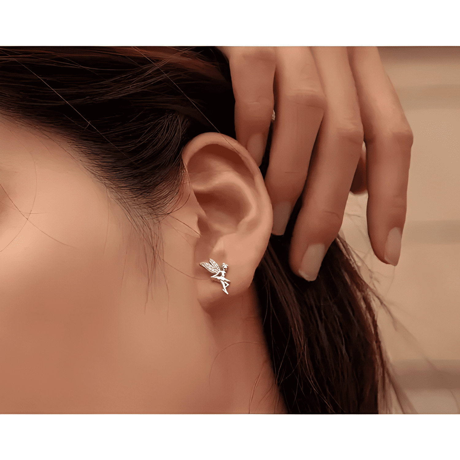 Aros Plata 925 Hadas Bailarinas Plateadas Zarcillos-2