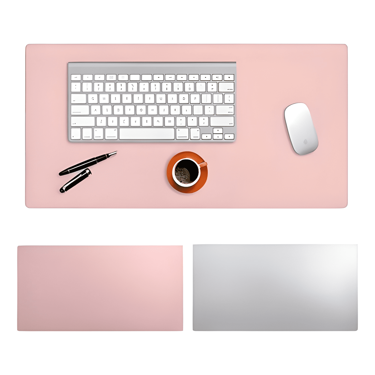 Mouse Pad Mat Protector Antideslizante 80x40 Color Rosa-0