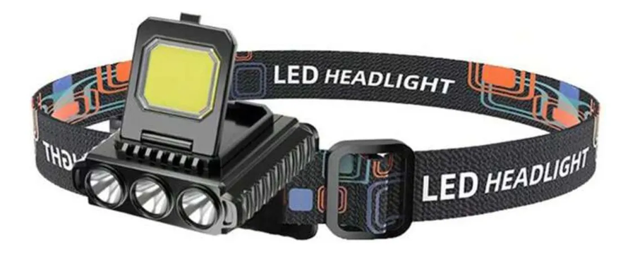 Linterna Minero Recargable Doble Led Usb Con Sensor Proximid-0
