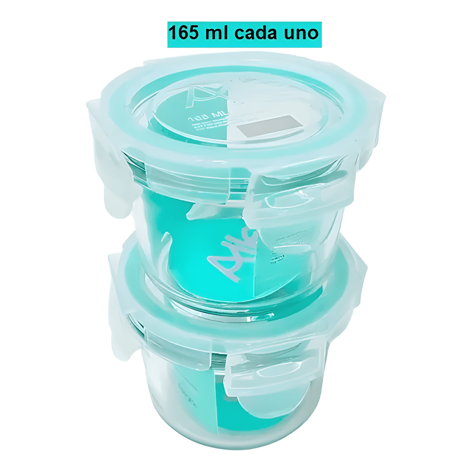 Pack 6 potes vidrio herméticos pequeños 150/165/210 ml-3