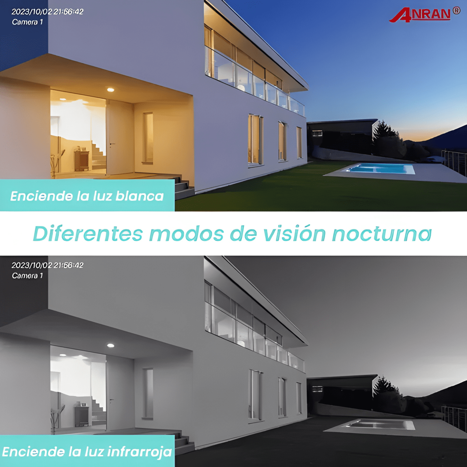 Camara Serguridad Wifi Hd Exterior Impermeable 360 Nocturna-2