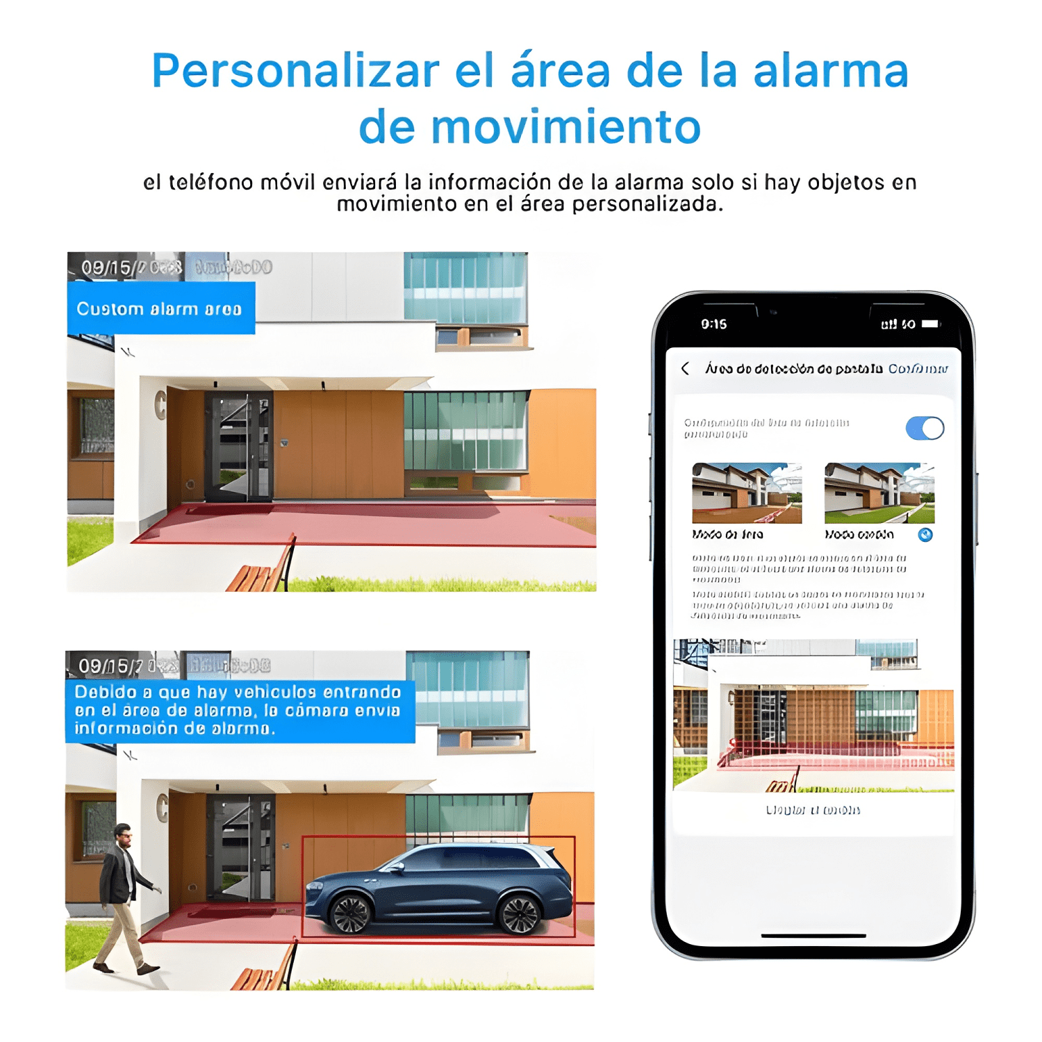 Camara Serguridad Wifi Hd Exterior Impermeable 360 Nocturna-3