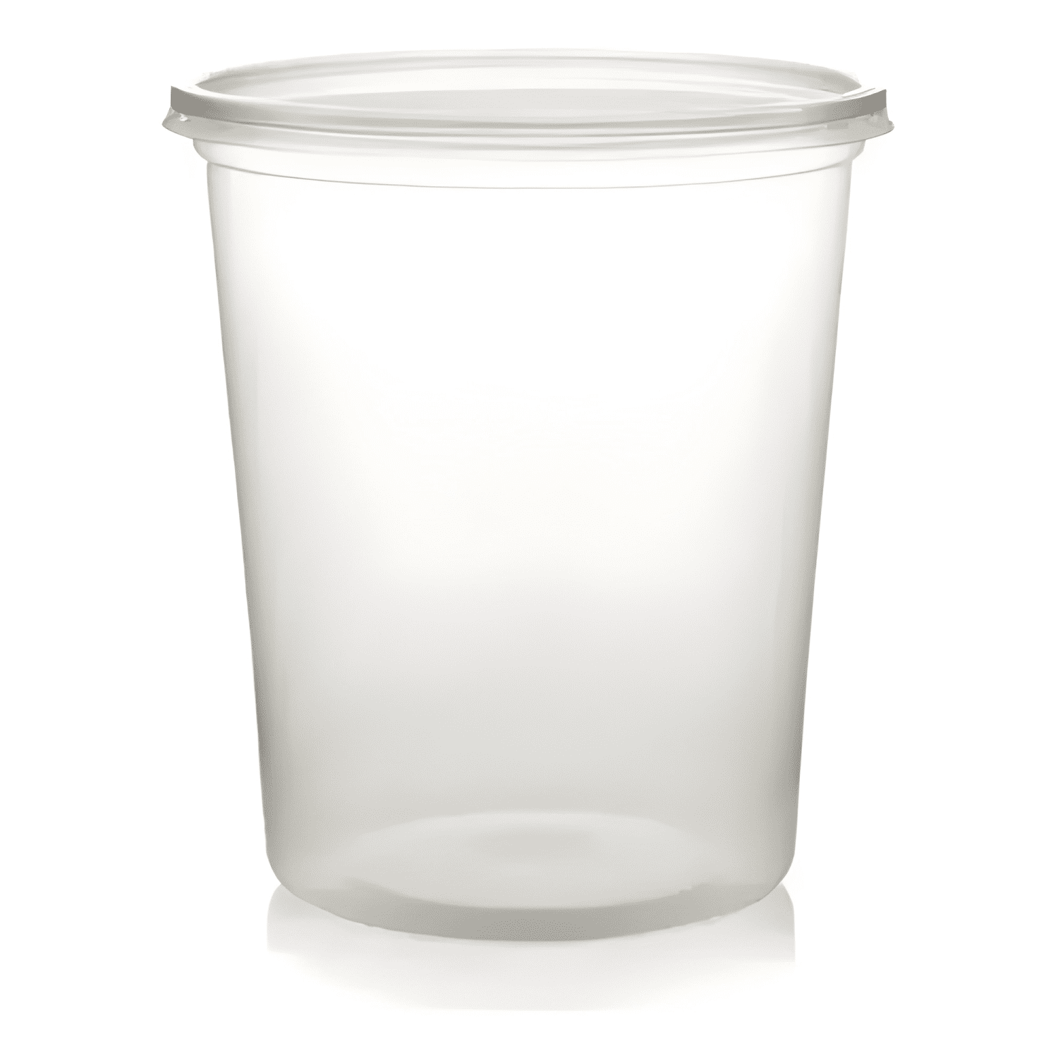 Envase plástico 1 L con tapa 50u-2